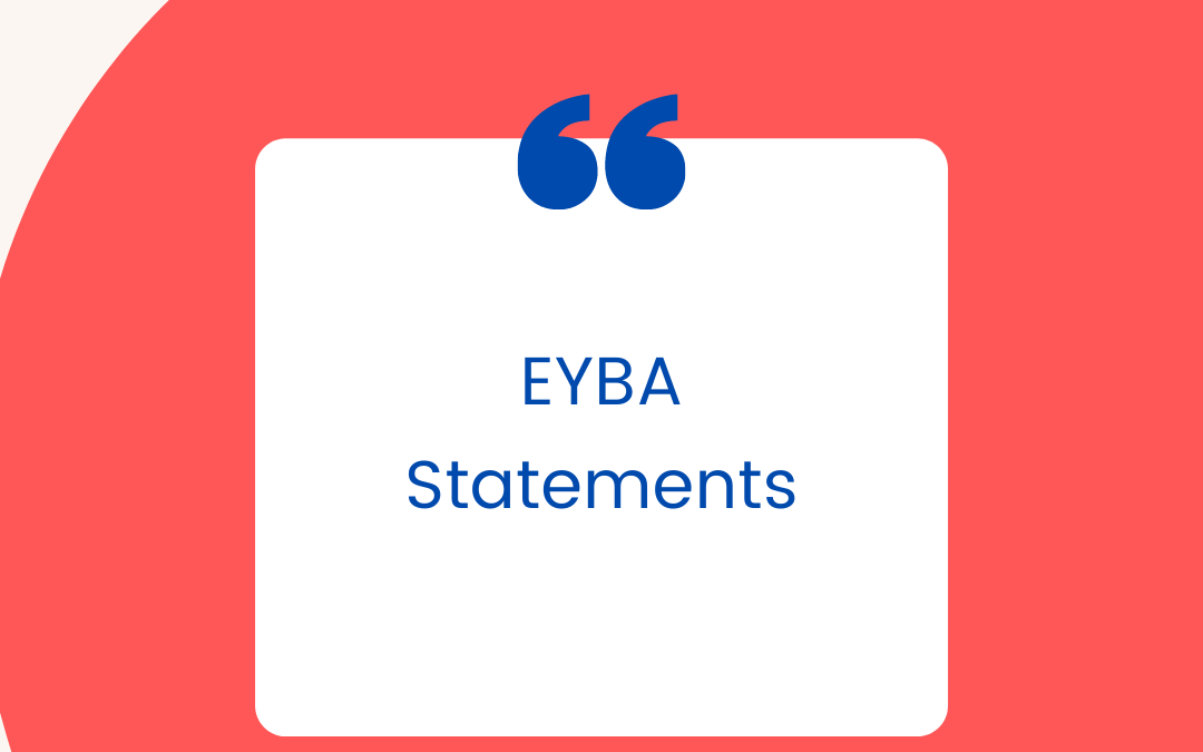 EYBA Statements